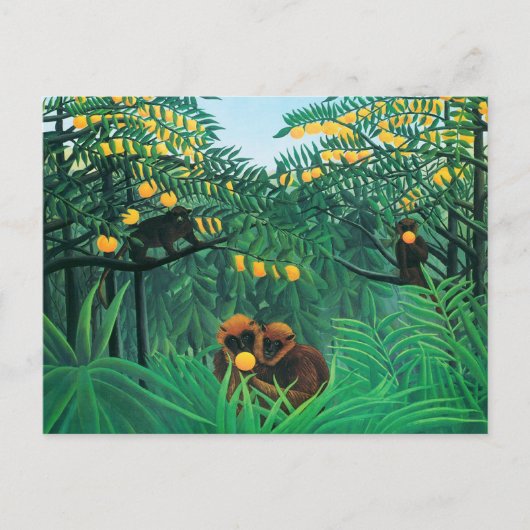 Henri Rousseau Het Briefkaart van Tropics (Voorkant)