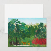 Henri Rousseau Het Briefkaart Waterfall (Voorkant / Achterkant)