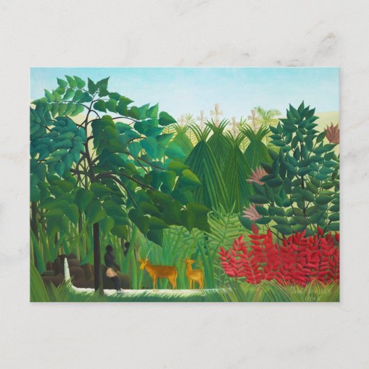 Henri Rousseau Het Briefkaart Waterfall (Voorkant)