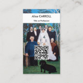 Henri Rousseau - Het Bruiloftsgezelschap - QR Code Visitekaartje (Voorkant)
