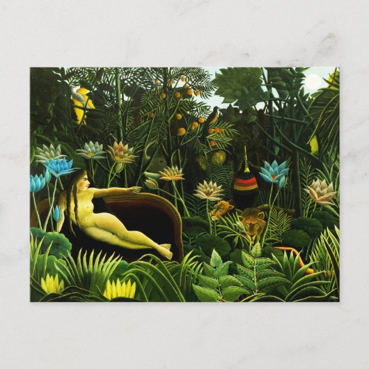 Henri Rousseau Het Dream Briefkaart (Voorkant)