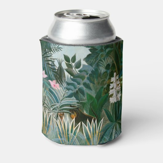 Henri Rousseau - Het Equatoriaal Oerwoud Blikjeskoeler (Blikje Achterkant)