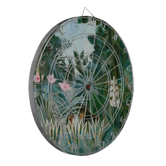 Henri Rousseau - Het Equatoriaal Oerwoud Dartbord (Voorkant Links)