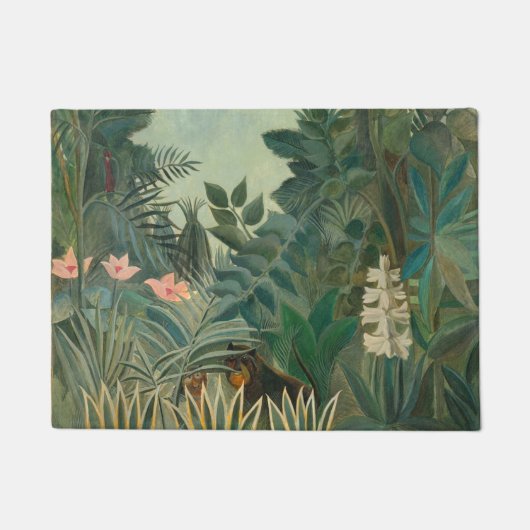 Henri Rousseau Het Equatoriaal Oerwoud Deurmat (Voorkant)