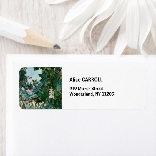 Henri Rousseau - Het Equatoriaal Oerwoud Etiket (Insitu)