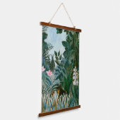 Henri Rousseau - Het Equatoriaal Oerwoud Hangend Wandkleed (Gebogen)