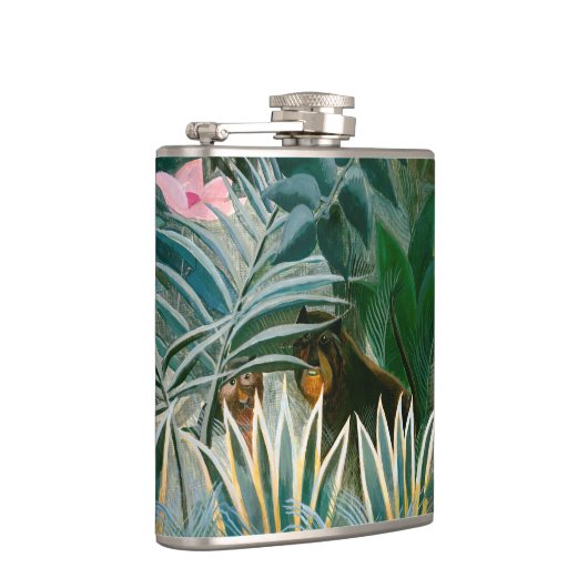 Henri Rousseau - Het Equatoriaal Oerwoud Heupfles (Rechts)