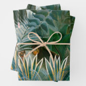 Henri Rousseau - Het Equatoriaal Oerwoud Inpakpapier Vel (In situ)