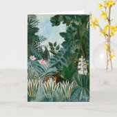 Henri Rousseau - Het Equatoriaal Oerwoud Kaart (Gele Bloem)