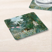 Henri Rousseau - Het Equatoriaal Oerwoud Kartonnen Onderzetters (Schuin)