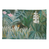 Henri Rousseau - Het Equatoriaal Oerwoud Kussensloop (Achterkant)