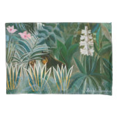 Henri Rousseau - Het Equatoriaal Oerwoud Kussensloop (Voorkant)