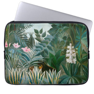Henri Rousseau - Het Equatoriaal Oerwoud Laptop Sleeve