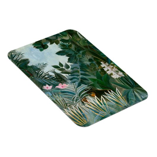 Henri Rousseau - Het Equatoriaal Oerwoud Magneet (Rechterzijde)