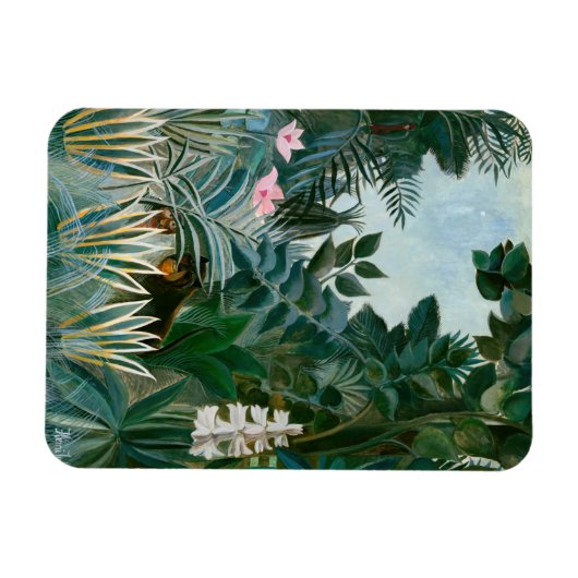 Henri Rousseau - Het Equatoriaal Oerwoud Magneet (Horizontaal)
