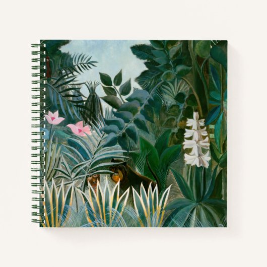 Henri Rousseau - Het Equatoriaal Oerwoud Notitieboek (Voorkant)