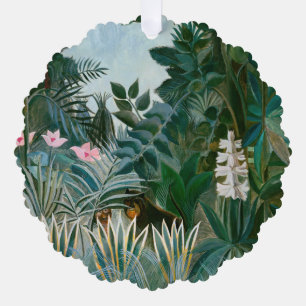 Henri Rousseau - Het Equatoriaal Oerwoud Ornament Kaart