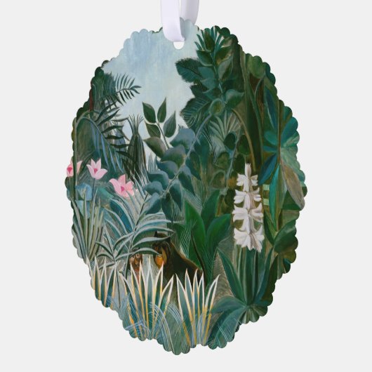 Henri Rousseau - Het Equatoriaal Oerwoud Ornament Kaart (Links)