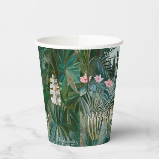 Henri Rousseau - Het Equatoriaal Oerwoud Papieren Bekers (Links)