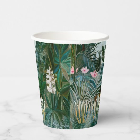 Henri Rousseau - Het Equatoriaal Oerwoud Papieren Bekers (Rechts)
