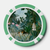 Henri Rousseau - Het Equatoriaal Oerwoud Poker Chips (Achterkant)