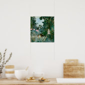 Henri Rousseau - Het Equatoriaal Oerwoud Poster (Keuken)