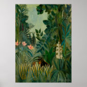 Henri Rousseau - Het Equatoriaal Oerwoud Poster (Voorkant)