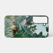 Henri Rousseau - Het Equatoriaal Oerwoud Samsung Galaxy Hoesje (Achterkant horizontaal)