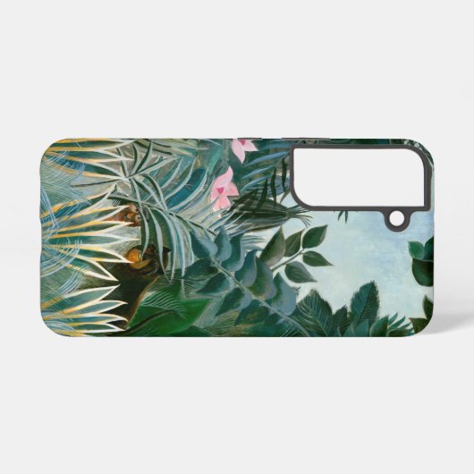 Henri Rousseau - Het Equatoriaal Oerwoud Samsung Galaxy Hoesje (Achterkant horizontaal)