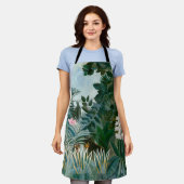 Henri Rousseau - Het Equatoriaal Oerwoud Schort (Gedragen)