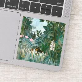 Henri Rousseau - Het Equatoriaal Oerwoud Sticker