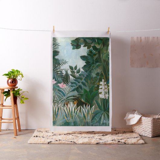 Henri Rousseau - Het Equatoriaal Oerwoud Stof (Voorbeeld)