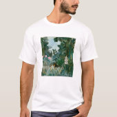 Henri Rousseau - Het Equatoriaal Oerwoud T-shirt (Voorkant)