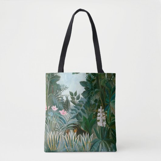 Henri Rousseau - Het Equatoriaal Oerwoud Tote Bag (Voorkant)