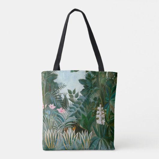 Henri Rousseau - Het Equatoriaal Oerwoud Tote Bag (Achterkant)