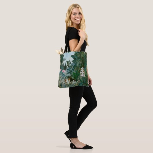 Henri Rousseau - Het Equatoriaal Oerwoud Tote Bag (Op model)