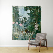Henri Rousseau - Het Equatoriaal Oerwoud Wandkleed (In situ)