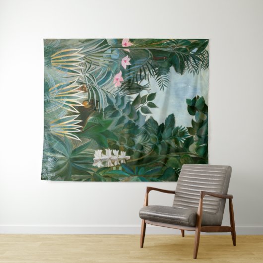 Henri Rousseau - Het Equatoriaal Oerwoud Wandkleed (In Situ (horizontaal))