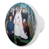 Henri Rousseau - Het huwelijksfeest Keramische Knop (Rechts)