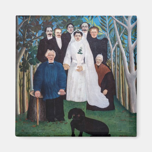 Henri Rousseau - Het Huwelijksfeest Magneet (Voorkant)