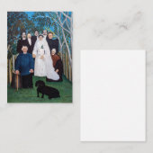 Henri Rousseau - Het huwelijksfeest Notitiekaartje (Voorkant / Achterkant)