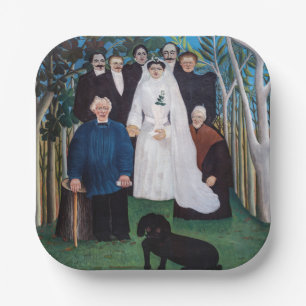 Henri Rousseau - Het Huwelijksfeest Papieren Bordje