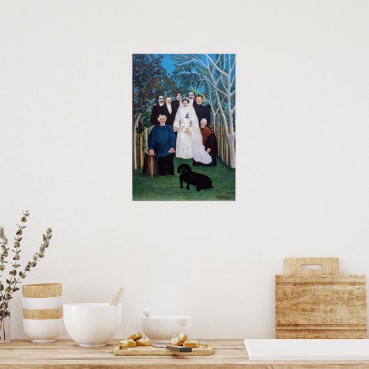 Henri Rousseau - Het huwelijksfeest Poster (Keuken)