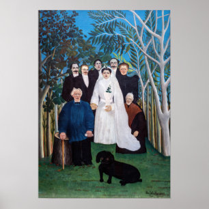 Henri Rousseau - Het huwelijksfeest Poster