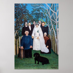 Henri Rousseau - Het Huwelijksfeest Poster