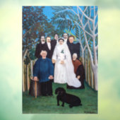 Henri Rousseau - Het huwelijksfeest Raamsticker (Vel 3)