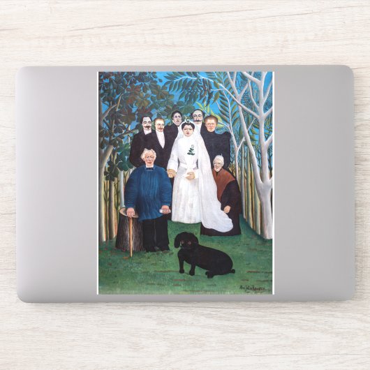 Henri Rousseau - Het huwelijksfeest Sticker (Computer)