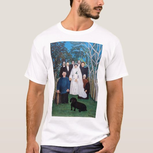 Henri Rousseau - Het huwelijksfeest T-shirt (Voorkant)