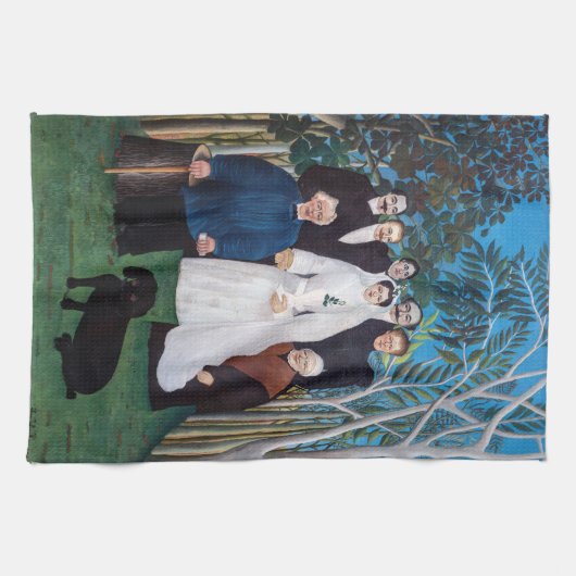 Henri Rousseau - Het huwelijksfeest Theedoek (Horizontaal)