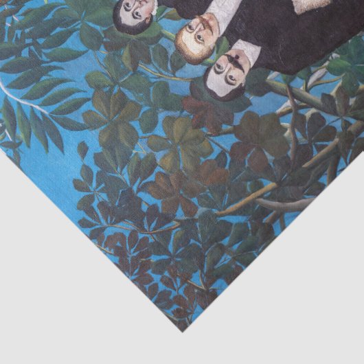 Henri Rousseau - Het huwelijksfeest Tissuepapier (Detail)